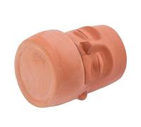Qusinfc Pot de fleurs décoratif en argile rouge naturelle, idéal pour la maison, les jardins et les arrangements végétaux, pot unique en terre cuite poreuse pour balcon, terrasse