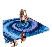 Qusinfc Tapis de pique-nique multifonction en polyester antidérapant pour réunions de famille, activités côtières, tapis d'extérieur pliable