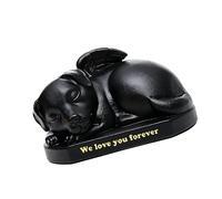 Qusinfc Urne funéraire pour animaux de compagnie en résine - Urne de sommeil - Pour souvenirs funéraires et souvenirs d'animaux - Boîte de rangement pour cendres d'animaux
