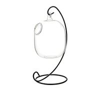 Qusinfc Verre à cocktail pratique en forme de boule suspendue avec support en métal, idéal pour un usage domestique à suspendre