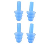 Qussedser 2 Paire Piscine Plongee Silicone Souple Bouchons d'oreille Bouchon d'oreille Bleu