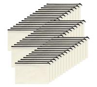 Qussedser 45pcs Sac de Rangement Sac à Crayons pour de Maquillage en Toile de Bricolage (8,3 X 5 Pouces)