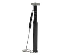 Qussedser Aiguiseur de rainures de club de golf avec brosse de nettoyage pour club de golf, brosse de rainurage, outil de golf, noir