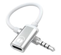 Qussedser Câble Audio 3,5 mm Mâle vers Type C, Adaptateur Audio Analogique pour Casque pour Lecteur MP3, Ordinateur Portable, Tablette C