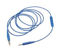 Qussedser Câble de Casque Câble Audio avec Microphone et Contrôle du Volume pour SoundTrue SoundLink QC25 QC35 OE2I Bleu