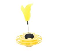 Qussedser Jouet Interactif pour Chat, Robuste, Soulage L'Ennui, Boules de Commande, Rotation à 360 Degrés, Plateau Tournant pour Chaton, Fournitures pour Animaux de Compagnie, Facile à Utilis