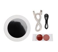 Qussedser Kit D'Écran D'Affichage 2,1 Pouces LCD CPU Température Moniteur Affichage de la Température en Temps Réel avec Rétroéclairage Super pour PC Blanc