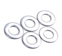 Qussedser Lot de 100 rondelles plates rondes en acier inoxydable M3 x 6 mm x 0,5 mm