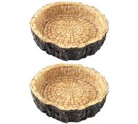 Qussedser Lot de 2 de nourriture pour - Gamelles à eau et nourriture pour , fantaisie pour lézards, jeunes barbus, serpents