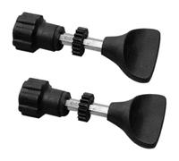 Qussedser Lot de 2 vis de base de défonceuse en bois - Bouclier de protection - Accessoire de base pour machine de coupe électrique - Vis de base pour bibliothèque et cabine