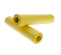 Qussedser Poignée de guidon de vélo BMX haute densité ultra antidérapante pièces de vélo jaune