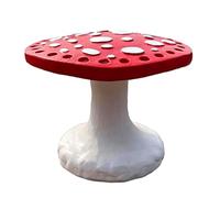 Qussedser Porte-Boucles d'oreilles en Forme de Champignon, Présentoir à, Support à en Résine et Mignon pour Pendentif D'Anneau