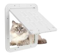Qussedser Porte pour Animaux de Compagnie Verrouillable, Rabat de Porte Intérieure, Fenêtre pour Chat, Barrière pour Chat, Porte Coulissante, Fenêtre pour Chien, Insert A