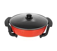 Qussse Hot Pot électrique Shabu - 1360 W - 6 l - Avec 2 compartiments - 30 cm - Avec couvercle