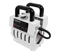 Qussse Mini presse à tasses, 350 W, machine à café, portable, presse à sublimation, température de temps réglable, presse chauffante pour tasses de 300 à 330 l, blanc