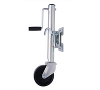 Qussse Roue jockey automatique pour charge lourde - Roue jockey et jante en métal - 1200 lb - Pour remorque de voiture