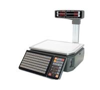 QUSYZD Balance de Caisse enregistreuse LS6E Haute précision, Balance à Code-Barres avec Impression de Tickets, Balance électronique pour Le Codage des Prix des Fruits en,