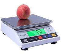 QUSYZD Balance de Cuisine électronique Wlectronic, 10 kg/1 g, écran LCD rétroéclairé, idéale pour Les Industries agroalimentaires et la pâtisserie. Disponible en Deux Couleurs :,One Color-6kg/0.1g