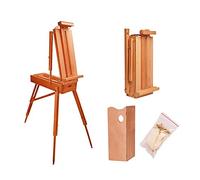 QUSYZD Chevalet trépied Pliable et réglable de 184 cm (72,4 Pouces) en Bois, avec Rangement intégré, idéal pour Les Artistes peignant, dessinant et Faisant des Croquis.,
