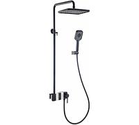 QUSYZD Ensemble de robinetterie Murale pour système de Douche avec Bec de Baignoire, Ensemble combiné de Douche à Effet Pluie, kit de Garniture de Baignoire et de Douche ré,