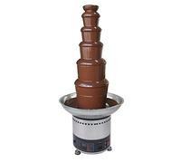 QUSYZD Fontaine à Fondue au Chocolat 4/5/6/7 Niveaux, en Acier Inoxydable, pour sauces, Fondue Commerciale, Cascade de Chocolat, pour Anniversaires, buffets, réunions de Famille, 6 niv,6 Tier
