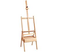 QUSYZD Grand chevalet de Sol en Bois avec tiroir de Rangement, Support de Peinture et de Dessin pour Enfants, pour l'intérieur et l'extérieur, modèle Original.,