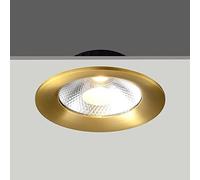 QUSYZD Kit de Conversion de Remplacement pour Spots encastrés LED en Laiton 3/4/5 Pouces (6/3/1), Spots LED sans boîtier pour éclairage de Couloir - 5 W, 7 W, 9 W, 12 W, Lot de 6 SPO,1Pack-9W