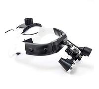 QUSYZD Loupe avec lumière, grossissement 2,5X, 3,5X, loupes binoculaires, loupes à Clip, Distance de Travail,