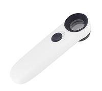 QUSYZD Loupe de Microscope Portable à LED 40x avec Interrupteur Marche/arrêt pour Bijoux, Circuits imprimés, poinçons.,