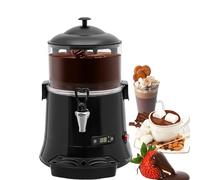 QUSYZD Machine à Chocolat Chaud Commerciale 5L, Distributeur en Acier Inoxydable, Chauffe-Boisson Chaude 400W, pour Chocolat, café et thé au Lait.,