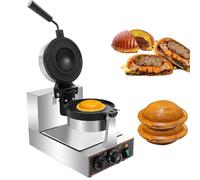 QUSYZD Machine à panini et gaufrier électrique Professionnelle à Double tête avec contrôle du Temps et de la température pour Les Cuisines domestiques, Les cafés et Les écoles, Double têt,SingleHead