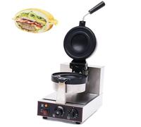 QUSYZD Machine à panini Professionnelle avec Garniture de Glace et contrôle de température 50-300 °C, Chauffage Double Face, Une tête.,Single Head