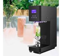 QUSYZD Machine de scellage Automatique de canettes avec Fonction de comptage, Hauteur réglable pour Le scellage de canettes Pet destinées à la Production de thé au Lait, de café et d,Black