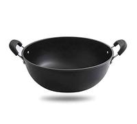 QUSYZD Marmite en Fonte à l'ancienne, Tout-en-Un, antiadhésive, Saine et sûre, à Induction, marmite, C, 38 cm, A-34 cm,A-34cm