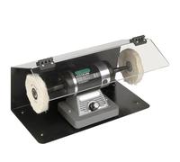 QUSYZD Mini scie Circulaire de Table, polisseuse lapidaire à Vitesse réglable, 0-8000 TR/Min, Tour d'établi pour Bijoux, Roches, métaux, Jade, Ambre pour projets de fabrica,