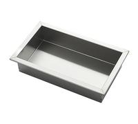 QUSYZD Niche de Douche en Acier Inoxydable - Rangement Mural étanche pour shampoing, Savon et Produits de Toilette - 30 x 30 x 10 cm, idéal pour Les salles de bai,Silver-31.5x20x8CM