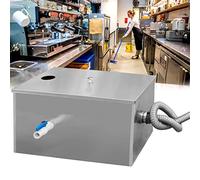 QUSYZD Piège à Graisse en Acier Inoxydable, Petit séparateur de Graisse Commercial, séparateur d'huile et d'eau pour Cuisine, hôtel et Buffet, piège à Graisse sous évier,B
