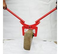 QUSYZD Pince de Levage à Ciseaux pour plaques Verticales de Pierre, Pinces de Levage à Levier pour Granit, Pince de Levage en métal épais pour Dalles de Pierre/Granit, Une,One Color-L