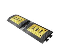 QUSYZD Ralentisseurs, Dos d'âne en Caoutchouc, rampes d'accès adaptées aux Routes, utilisées pour Les allées en Asphalte, béton et Gravier, à l'intérieur comme à l'extérieur.,