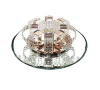 QUSYZD Spot encastré LED Cristal, 3W/5W, diamètre d'encastrement 5-9cm, projecteur décoratif LED pour Couloir, entrée, Salon, Chambre - 3W - lumière Blanche, 3W - lumière Mult,3w-Colorful Light