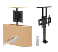 QUSYZD Support Mural pour téléviseur LCD, Compatible avec Les téléviseurs électriques de 32 à 70 Pouces. Pied télescopique sur Pied, escamotable dans Un Meuble. Support mo,40-70in Tv-575-1225mm
