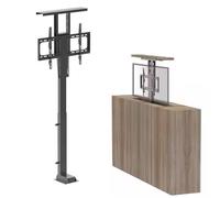 QUSYZD Support TV électrique à Levage - Fixation TV réglable, système de Levage télescopique électrique, escamotable dans Un Meuble, supporte jusqu'à 60 kg, Temps de monté,42-70in tv/710-1610mm