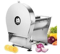 QUSYZD Trancheuse électrique pour légumes, trancheuse électrique pour charcuterie à Usage Domestique, trancheuse à tomates Commerciale réglable en Acier Inoxydable, trancheuse Spiral,