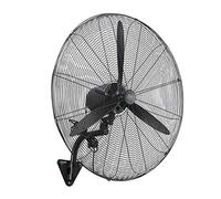 QUSYZD Ventilateur Mural Industriel à 3 pales, Grand Format, 3 Vitesses, Silencieux, Inclinaison réglable, idéal pour usines, entrepôts, fermes, Restaurants, Rouge - 55 x 65,Red-55x65cm