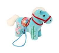 Qutalmi 2026 Année du Cheval Mascotte - Pendentif Sac en Peluche - en Peluche Année du Cheval - pour Adolescents Étudiants Collectionneurs Amateurs D Animaux Fête D Anniversaire Célébration