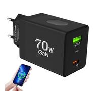 Qutalmi Bloc De Chargeur USB, Adaptateur De Charge Compact, Adaptateur Secteur Universel, pour Ordinateurs Portables Tablettes Smartphones Écouteurs Femmes Hommes Adolescents Maison Voyage Intérieur