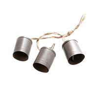 Qutalmi Cloches De Noël Bovines Décoratives - Ornements De Noël Rustiques - Carillons De Jardin pour Extérieur,Décoration Sonore