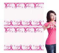 Qutalmi Couverture de table ruban rose | Nappe de Table Ruban Rose Espoir Imperméable pour Femme | Nappe universelle de décoration de table, housse de protection de intérieure et extérieure