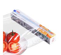 Qutalmi Film alimentaire pour aliments, film d'emballage alimentaire, Emballage alimentaire domestique de cuisine, Film alimentaire Portable avec coupe-glissière, Film de Service alimentaire pour