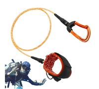 Qutalmi Longe de plongée en apnée, Longe pour l'apnée - Corde d'apnée Robuste pour Natation en Plein air,Corde de sécurité de plongée de lanière de sécurité de plongée pour la plongée sous-Marine en